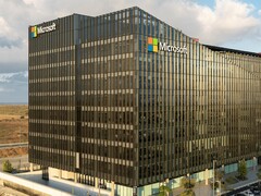 Légi felvétel a Microsoft irodaházáról.