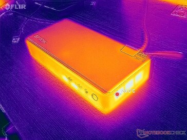 Rendszer üresjáratban (jobbra)