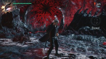 A képen: A Devil May Cry 5 játékmenetéről készült screenshot.