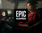 Mindkét közelgő ingyenes PC-s játék detektívjáték. A képen: egy szerkesztett képernyőkép a Nobody Wans to Die-ből, felül az Epic Games Store logójával.