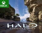 Halo: Campaign Evolved banner látható (screenshot, Halo YouTube szerkesztve)