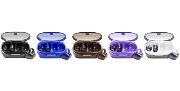 A JBL Soundgear Clips öt színben lesz kapható, amelyek mindegyike áttetsző kialakítású. (Kép forrása: JBL)
