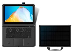 Az Oukitel legújabb laptopja a napfénytől tölti fel magát.