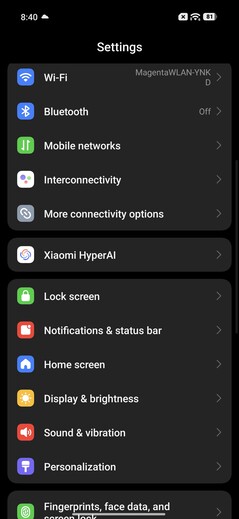 Xiaomi 17T Android 16 teszt