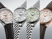 A képen balról jobbra: Seiko Presage HCC003, HCC001, HCC002 és HCC008.