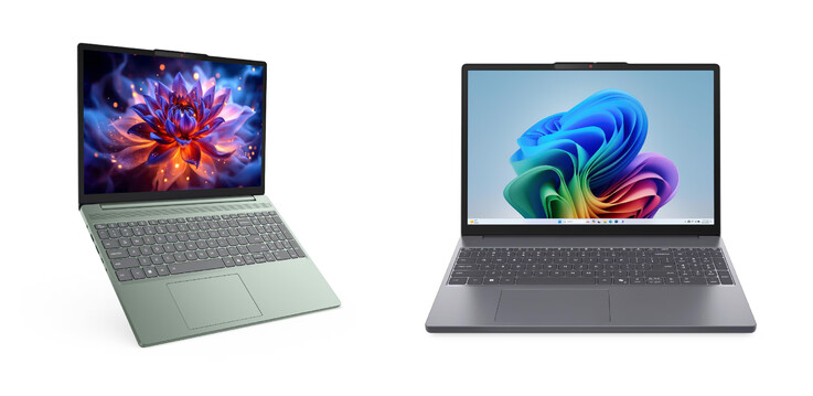 Az IdeaPad Slm 3 15IWC11 modell Moss Green és Luna Grey színváltozatokban.