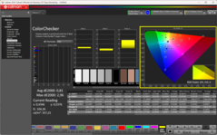 ColorChecker kalibrálva