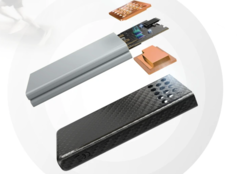 A Carbo 10000 Gen 2 házába integrált hűtőelemek. (Kép forrása: Nitecore)