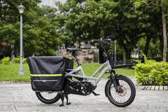 A Tern GSD Cargo e-bike akár 63 mérföld (101 km) hatótávolságot kínál egyetlen feltöltéssel (Kép forrása: Tern)