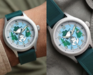 A „Timex” szójelölés lefelé és balra van tolva, valószínűleg azért, hogy helyet szabadítson fel a grafika számára.