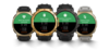 A 44 mm-es (első és utolsó) 48 mm-es (középső két) Amazfit T-Rex 3 Pro okosórák. (Kép forrása: Amazfit)