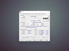 Az Intel Bartlett Lake Core 9 273PQE CPU a képen CPU-Z futtatásával egy ASUS Z790-es alaplapon