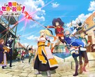 A Kadokawa hamarosan megjelenő, ingyenesen játszható KonoSuba mobil RPG-jének fő vizuális eleme.
