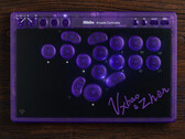 a 8BitDo Arcade Controller Transparent Purple Edition támogatja a SOCD tisztítást és a versenyzárat.