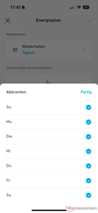 a hét napja szerint