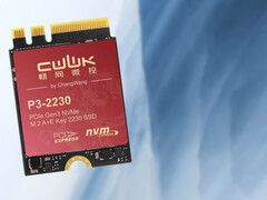 A CWWK SSD. Promóciós kép kék-fehér színátmenettel a háttérben