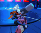 A Furi egyedi művészeti stílussal rendelkezik, de ezen felül a játék sok dicséretet kapott a szintetizátoros hangsávja miatt. (Kép forrása: Steam)