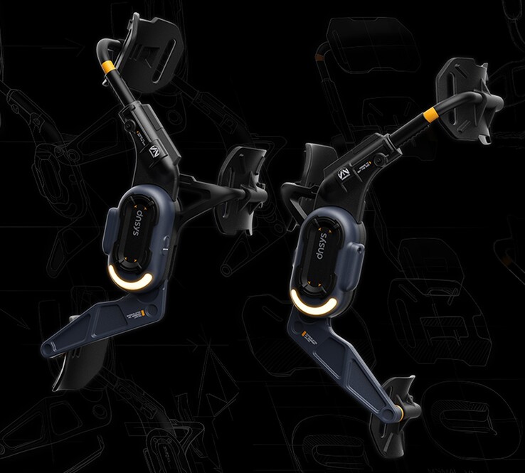 Dnsys Z1 Exoskeleton Pro - Death Stranding 2: On the Beach térd exoskeleton. (Kép forrása: Dnsys)