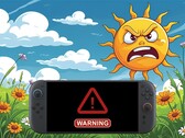 A Nintendo Switch 2 forró kültéri időben (Kép forrása: Nintendo of America szerkesztéssel)