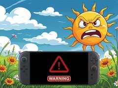 A Nintendo Switch 2 forró kültéri időben (Kép forrása: Nintendo of America szerkesztéssel)