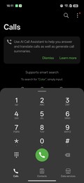Oppo Find X9s Pro: Alapértelmezett tárcsázó