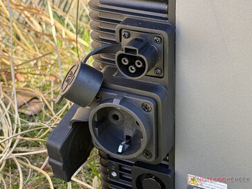 AC kimenet + hálózati aljzat