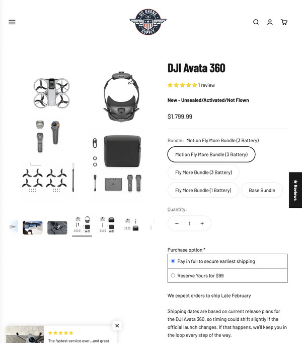 (Kép forrása: US Drone Supply)