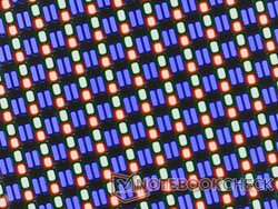Éles RGB-pixelek a fényes bevonatnak köszönhetően