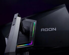 Az AOC Agon 6 Pro AG326UZD állítható állvánnyal és hátulra szerelt RGB világítással rendelkezik. (Kép forrása: AOC)