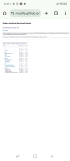 Kraken benchmark - Chrome (Kép forrása: Screenshot - Sergey Tarasov - Notebookcheck)