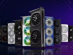 Az Intel Arc Battlemage GPU-k művészi renderelése. (Kép forrása: Intel)