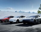 A Model Y SUV különböző színekben
