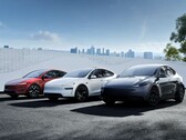 A Model Y SUV különböző színekben