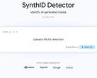Google SynthID Detector weboldal