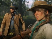 Egy kép a Red Dead Redemption 2-ből, amelyen Arthur Morgan és Sadie Adler látható. (Kép forrása: Rockstar Games)