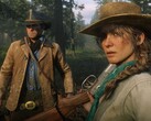 Egy kép a Red Dead Redemption 2-ből, amelyen Arthur Morgan és Sadie Adler látható. (Kép forrása: Rockstar Games)
