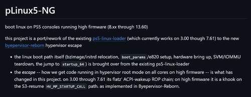 pLinux5-NG Github-frissítés megjelenítve