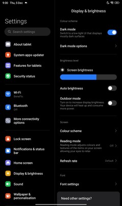 Xiaomi Redmi Pad SE 8.7 szoftver