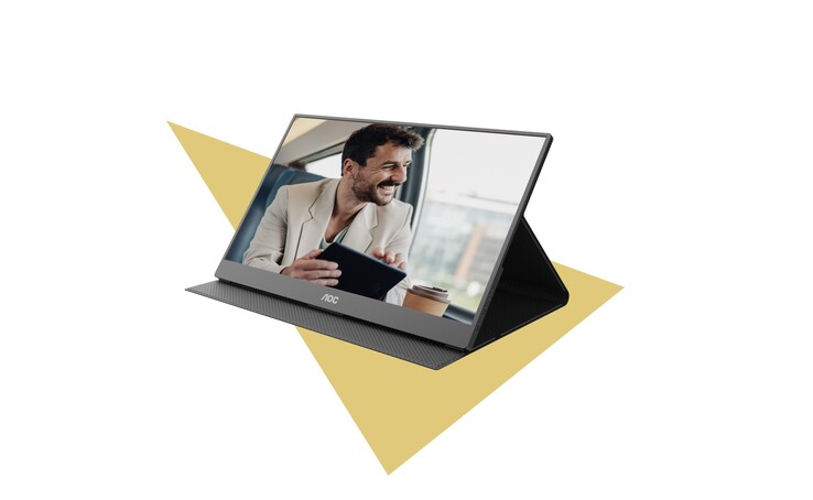 Az AOC hordozható monitor súlya mindössze 2,43 font.