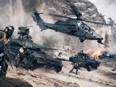 A Battlefield 6 képernyőfotó, amely a multiplayer játékot mutatja a teljes hadviseléssel. (Kép forrása: Steam)