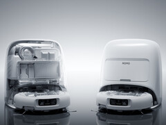 A DJI Romo a dokkolórendszerében átlátszatlan és áttetsző kivitelben. (Kép forrása: DJI)