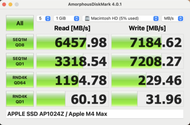 Lemezjelzés MacBook Pro 16 M4 Max 