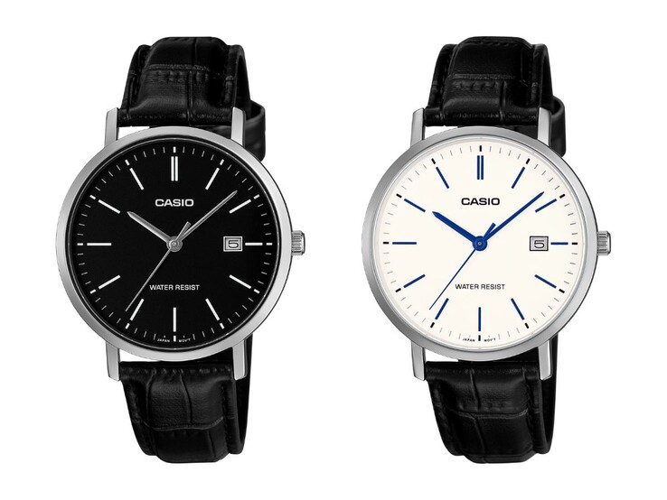 Balról jobbra: Casio MTP-VT05L-1E és MTP-VT05L-7E órák
