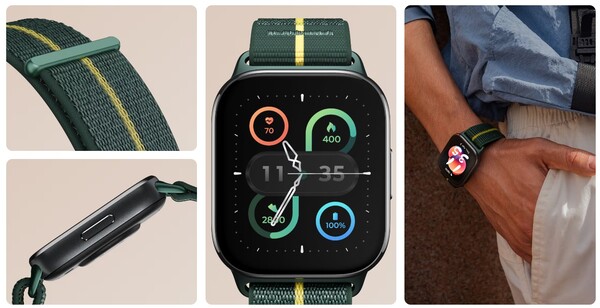 A Moto Watch Fit cserélhető 22 mm-es szíjjal rendelkezik. (Kép forrása: Motorola)