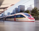 Egy Vinspeed motorvonat renderelése a Siemens Mobility által. A vonat a Velaro Novo platformot használja majd