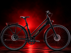 A Trek Inbound+ e-kerékpár a Bosch Hub Line 250 W-os motorjával van felszerelve