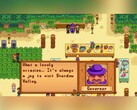 A Kormányzó minden évben megjelenik a Stardew Valley Luau-n, amely egyike a sok szezonális fesztiválnak, amelyek összehozzák a közösséget a szeretett indie farmszimulátorban. (Kép forrása: Stardew Valley via Steam)