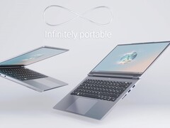Az InfinityBook Pro 14 Gen 10 egy kompakt laptop AMD Ryzen processzorokkal (Kép forrása: Tuxedo)
