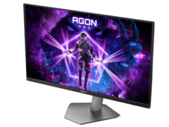 Az AOC Agon Pro AG326UZD (a képen) egy USB 3.2 Type-C, egy USB 3.2 Type-B, két USB 3.2 Type-A, két HDMI 2.1 porttal, egy DisplayPort 2.1 és egy 3,5 mm-es hangkimenettel rendelkezik. (Kép forrása: Display Specifications)