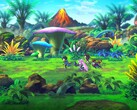Az Another Eden Begins hivatalos kulcsvizuálja.